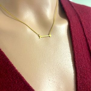 STELLA & DOT | On The Mark necklace Gold Vermeil over 925 Sterling silver. EUC